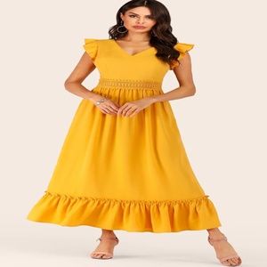 The Rita Ruffle Maxi Dress